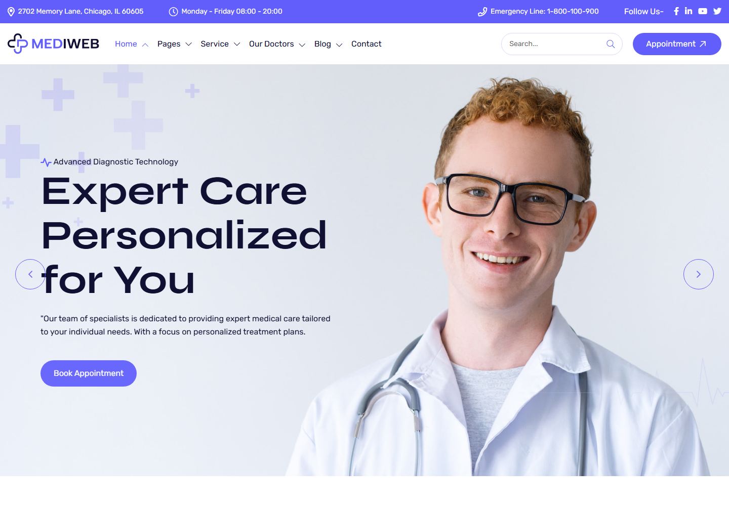 Homepage preview of Medical Health Care